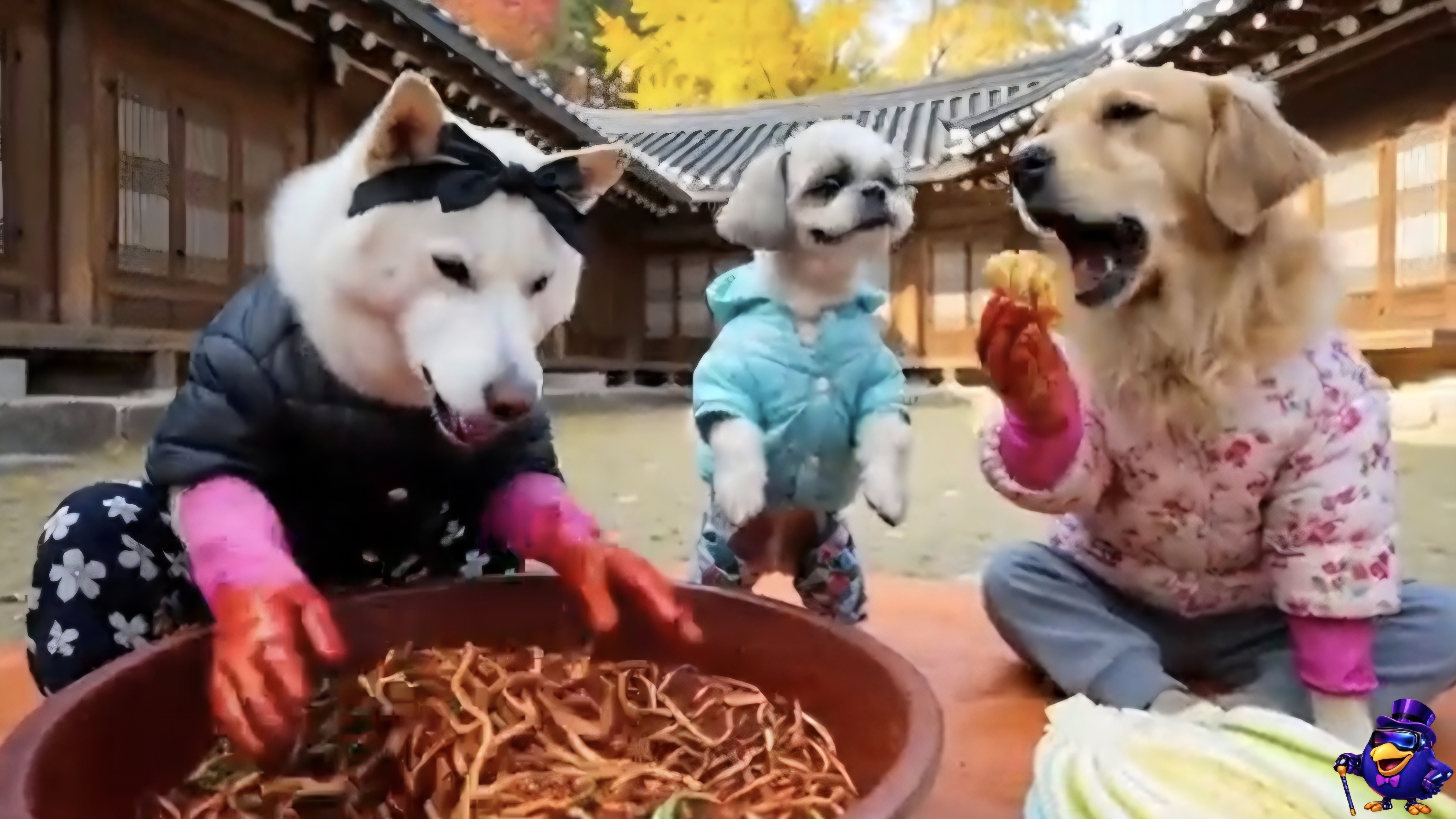 МУЛЬТИК ДЛЯ ДЕТЕЙ. 🐶🐶ШЕФ-ПОВАРА- СОБАЧКИ ГОТОВЯТ КИМЧИ. ВИДЕО ДЛЯ ДЕТЕЙ. СМЕШНЫЕ ЖИВОТНЫЕ.