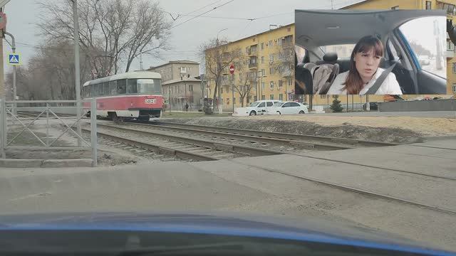 Третий день занятий с Евгенией. Поездка по ул. Металлургов и ул. Таращанцев