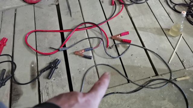 Современное качество проводов на сварке, пусковом устройстве и провода для прикуривания.