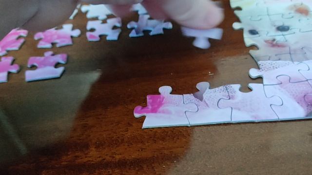Собираю пазлы.