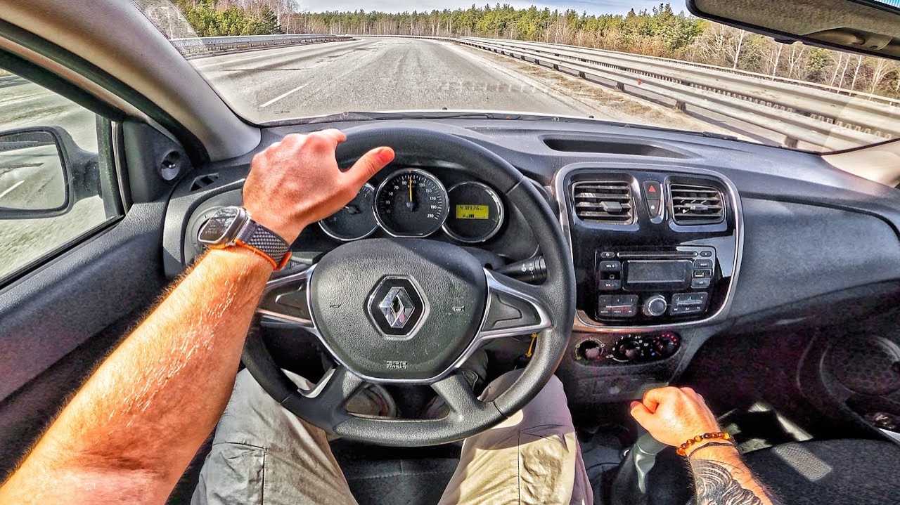 2019 Renault Logan 1.6 MT - POV ТЕСТ-ДРАЙВ