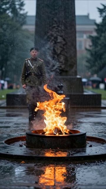 Огонь памяти под дождем одиночества #память #одиночество #история