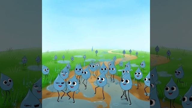 Капал дождик по дорожке