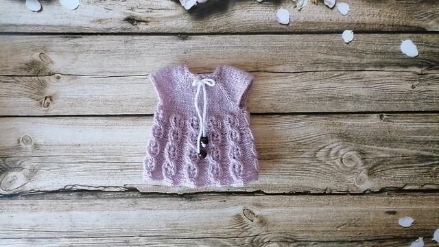 Как рождаются сплетни. Вяжем платье Апрельское