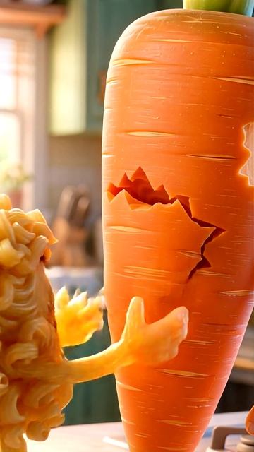 Макарошка и морковка