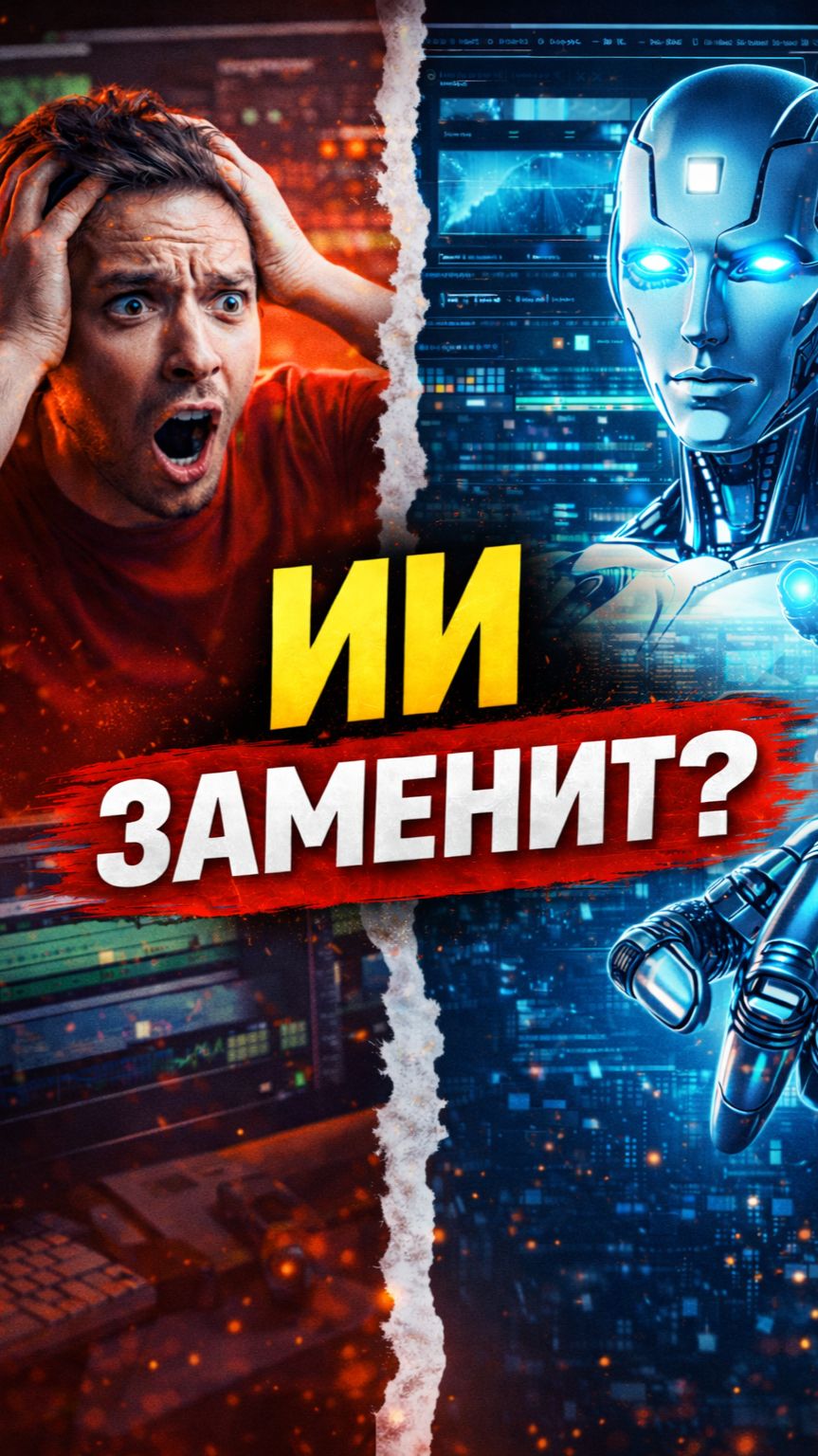 Конец видеомонтажа? ИИ всё делает сам 🤯