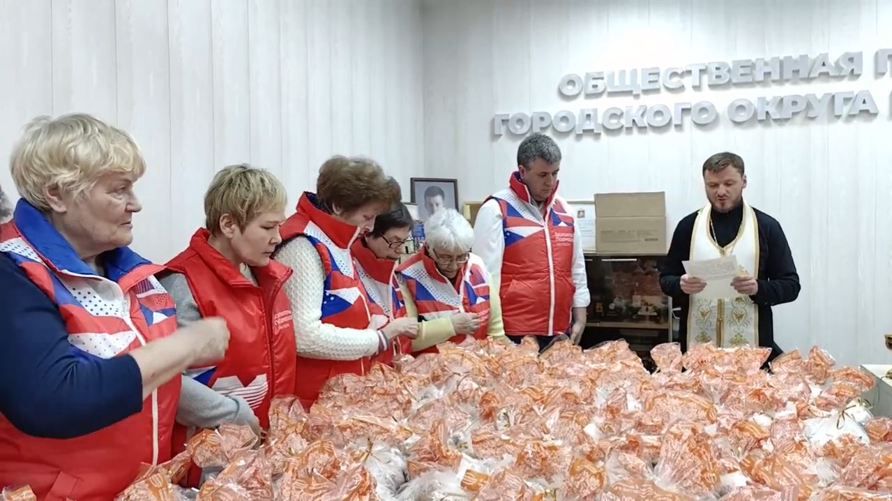 Освящение куличей