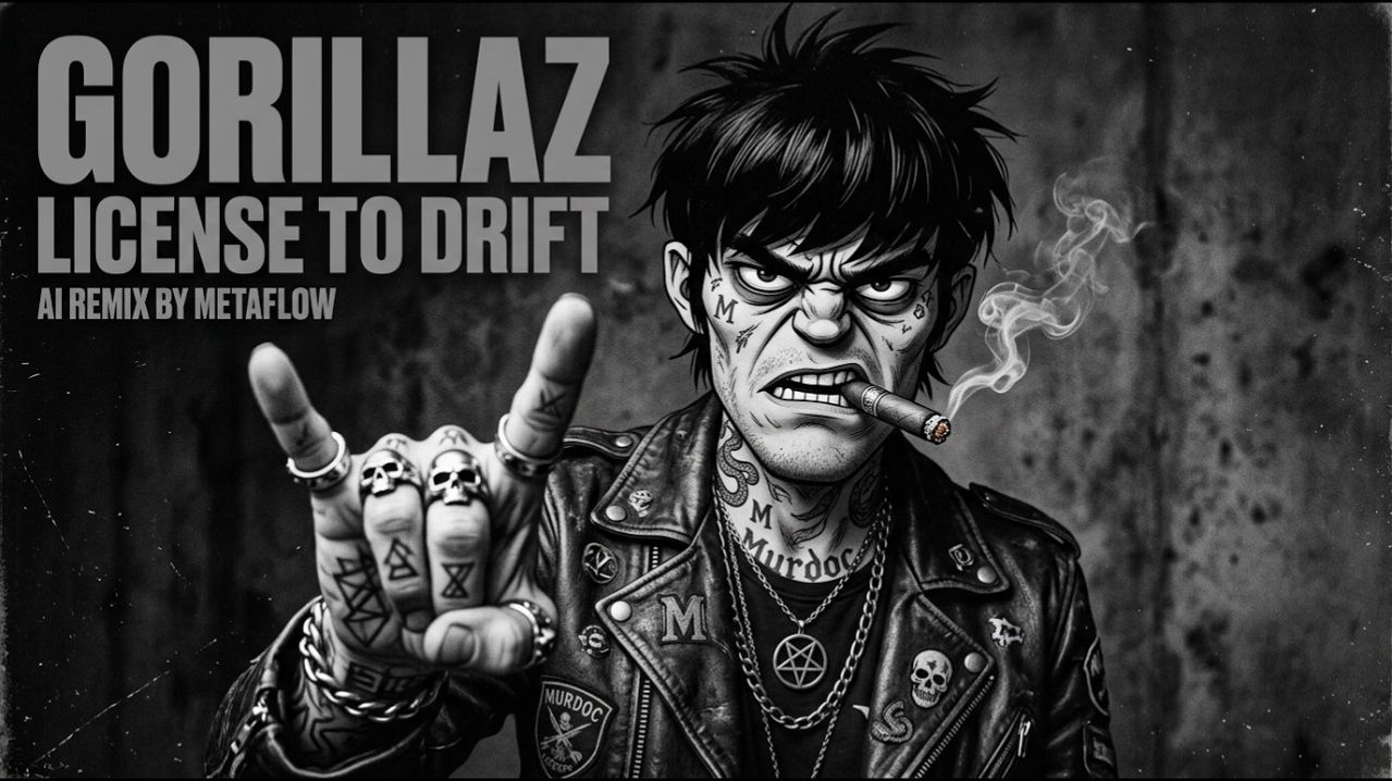 [MEGA MIX] License To Drift - GORILLAZ Inspired Insane Alternative Trip-Hop Funk Odyssey _ AI MIX