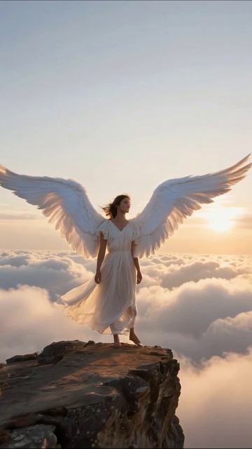 Ангел на вершине мира #анималистика #душа #вдохновение