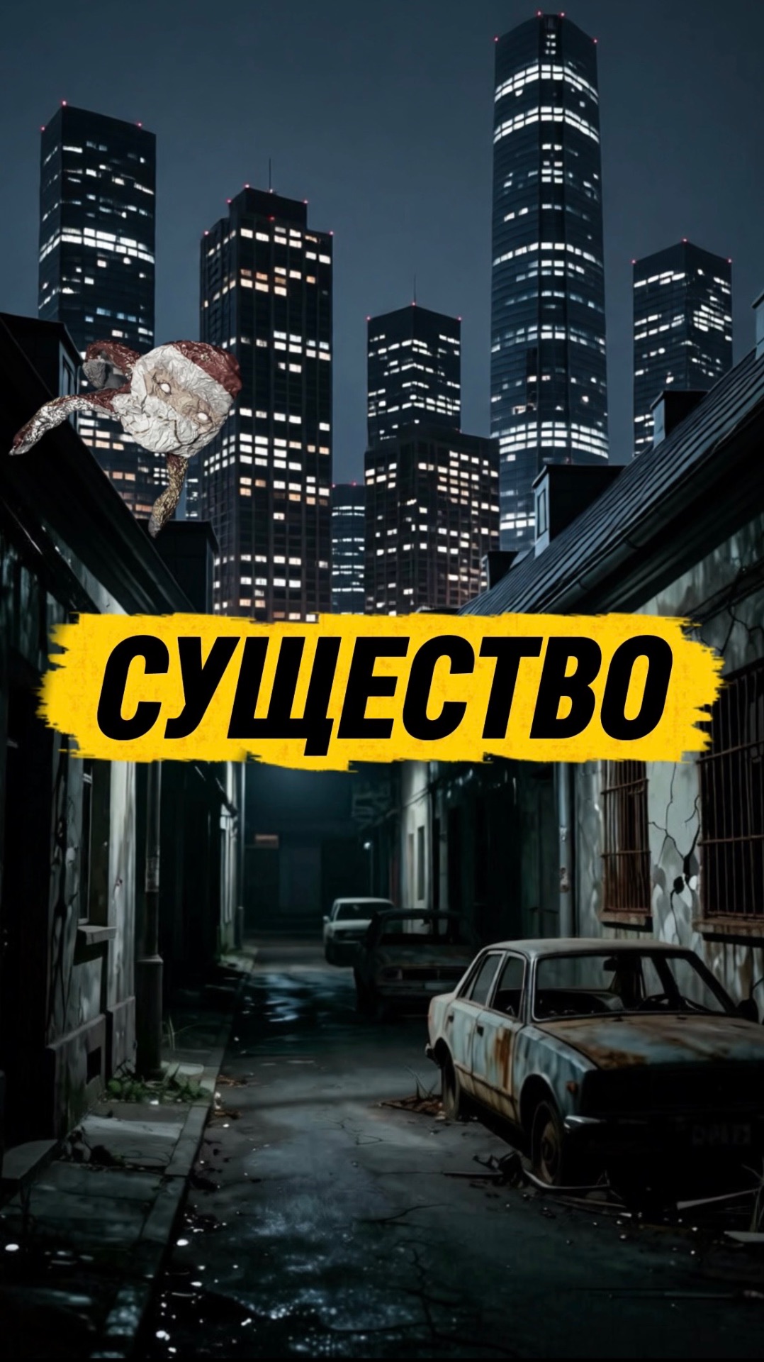 ЧТО ОНО СО МНОЙ СДЕЛАЕТ? 🙀 #кот #кошка #животные #ужасы #страшно #ужастики #ужасы #страшно