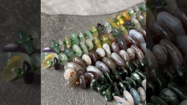 Камни в ассортименте, чипсы фри-форм