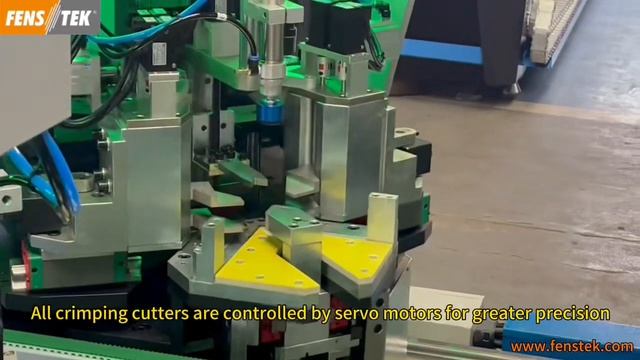 #производственная линия для обжима углов с 4 головками Fenstek #обжимная машина #окна и двери
