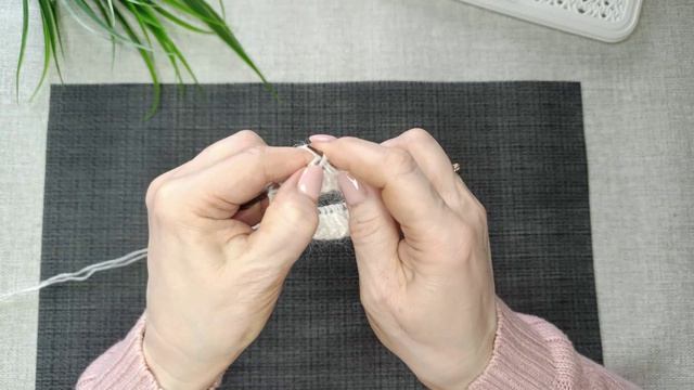 Вязание узора-1 ряд-пинетки Нежность