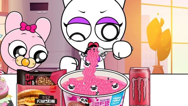 МУКБАНГ СПРУНКИ, НО МАМА БОЛЬШЕ ЛЮБИЛА СВОЮ ДОЧЬ-БЛИЗНЯШКУ, АНИМАЦИЯ