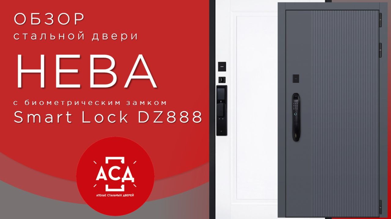 Нева с биометрическим замком Smart Lock DZ888