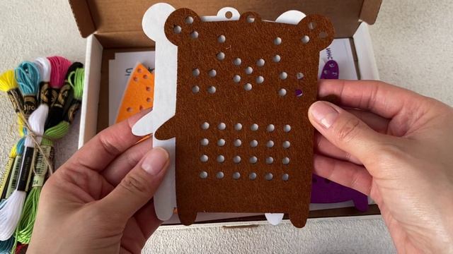 Что внутри набора для вышивания игрушек из фетра. Арт WB 612615641