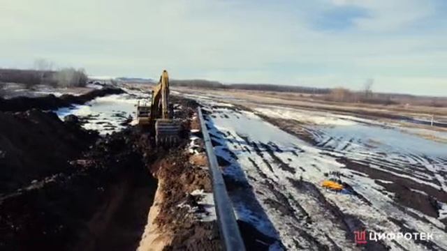 CHCNAV при прокладке трубопровода