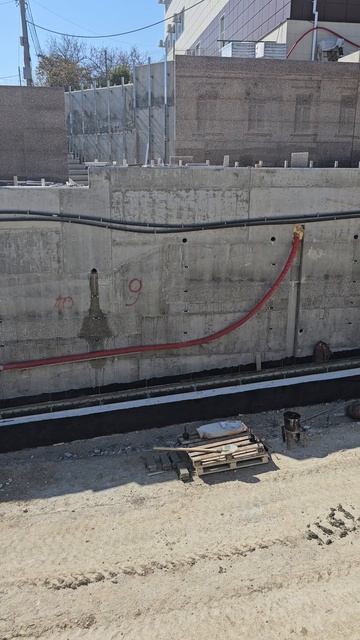 Строительство подпорных стен на Адмирала Октябрьского в Севастополе 14.04.2026