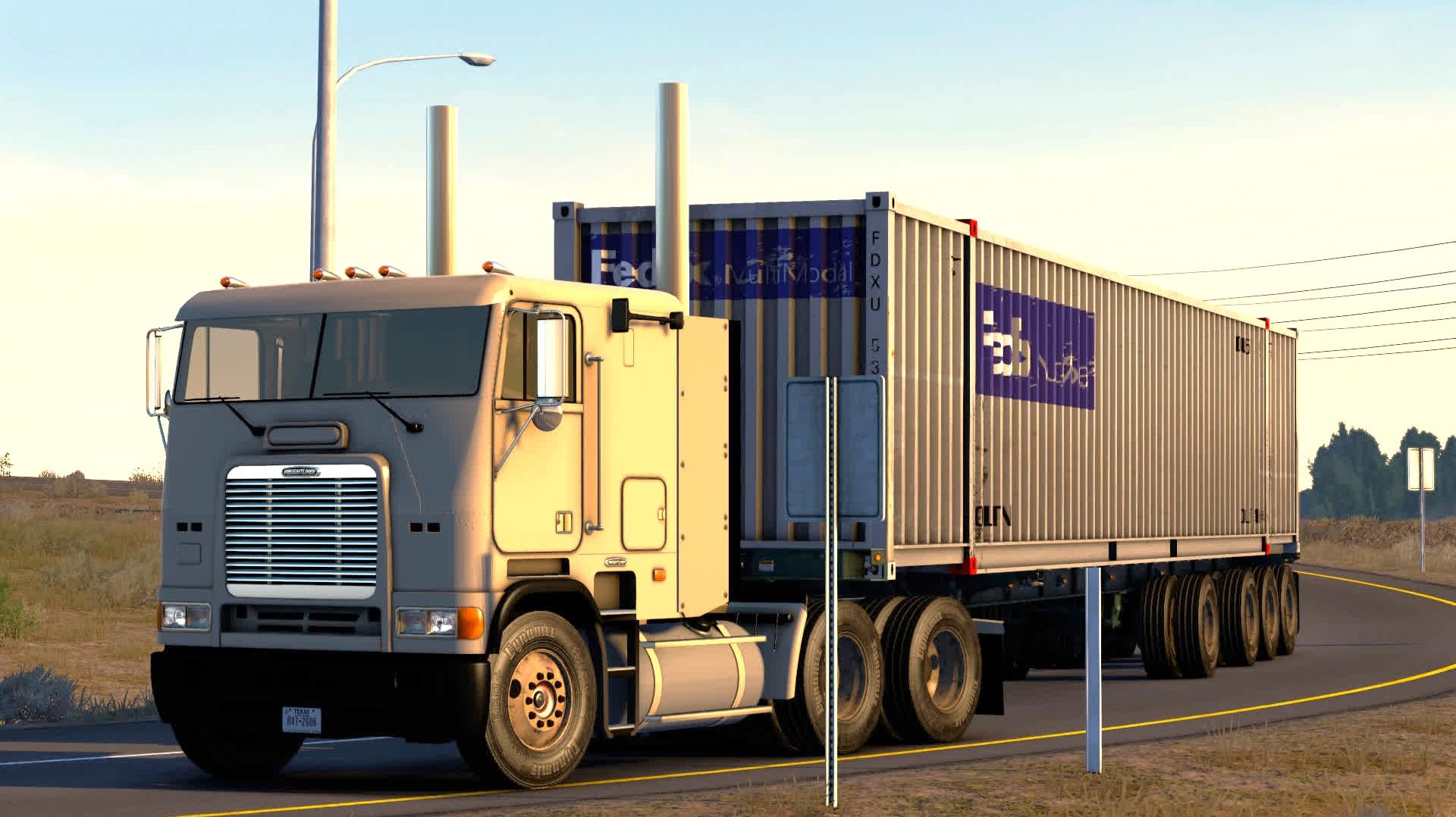 623 / ATS 1.58 / Freightliner FLB / Рейс на один день.