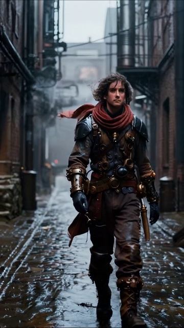 Стимпанк приключения в темном переулке #стимпанк #приключения #косплей