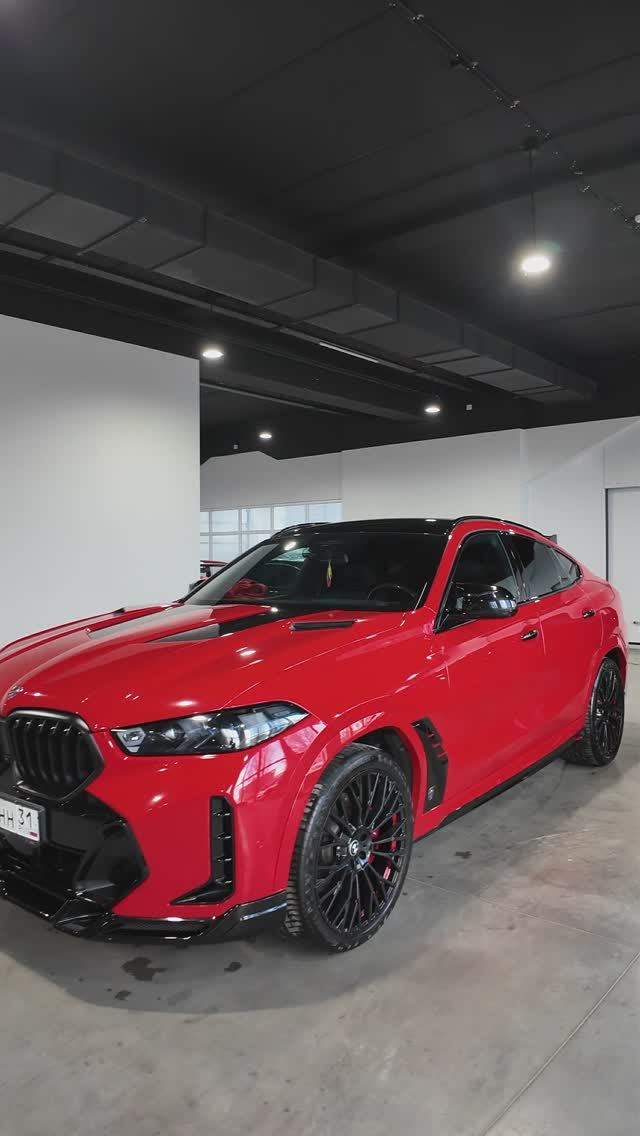BMW X6 2024 Larte красный 40i