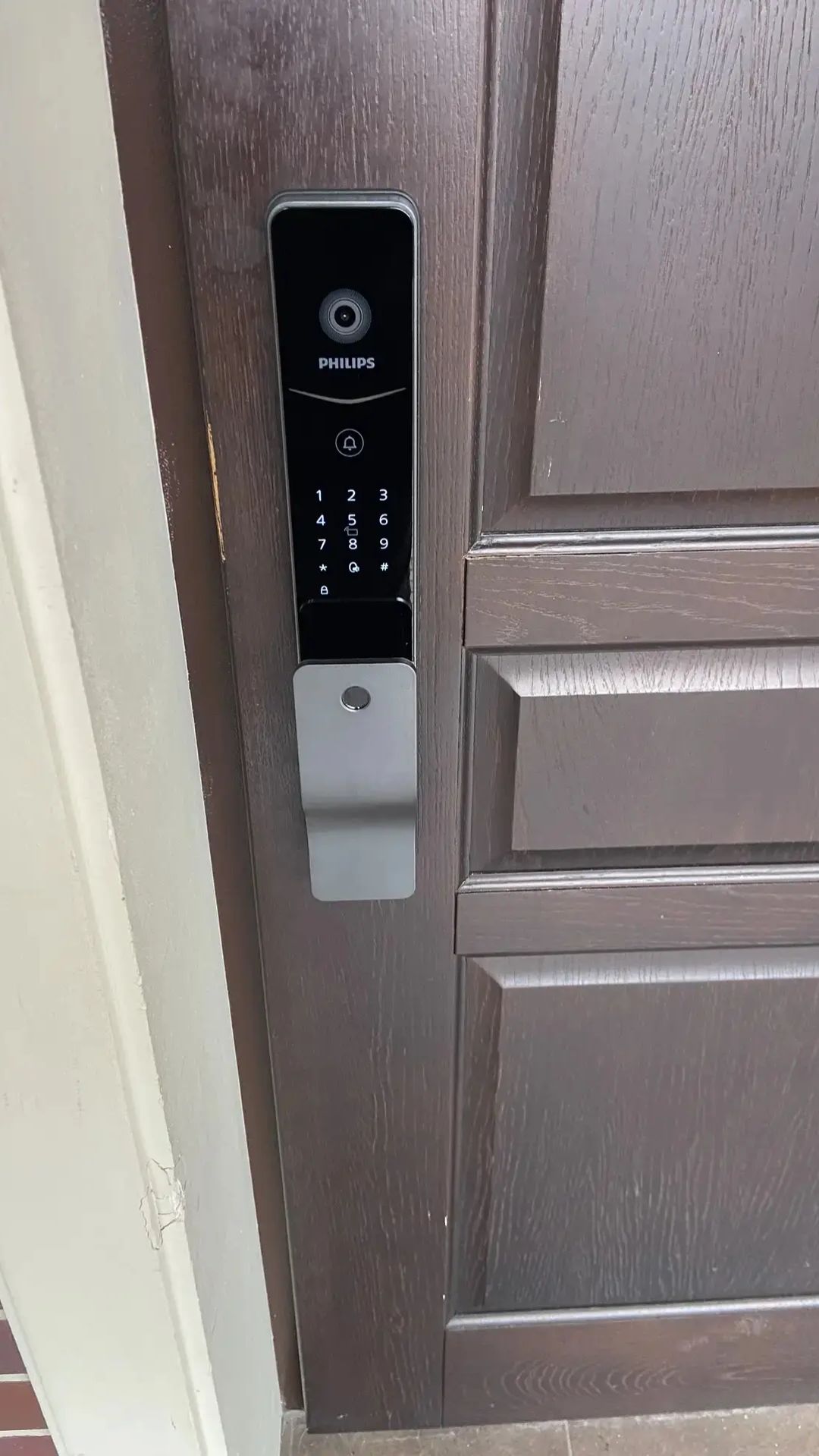 Установка электронного замка Philips Easy Key DDL 720-MVP. Одинцовский район, деревня Чигасово.