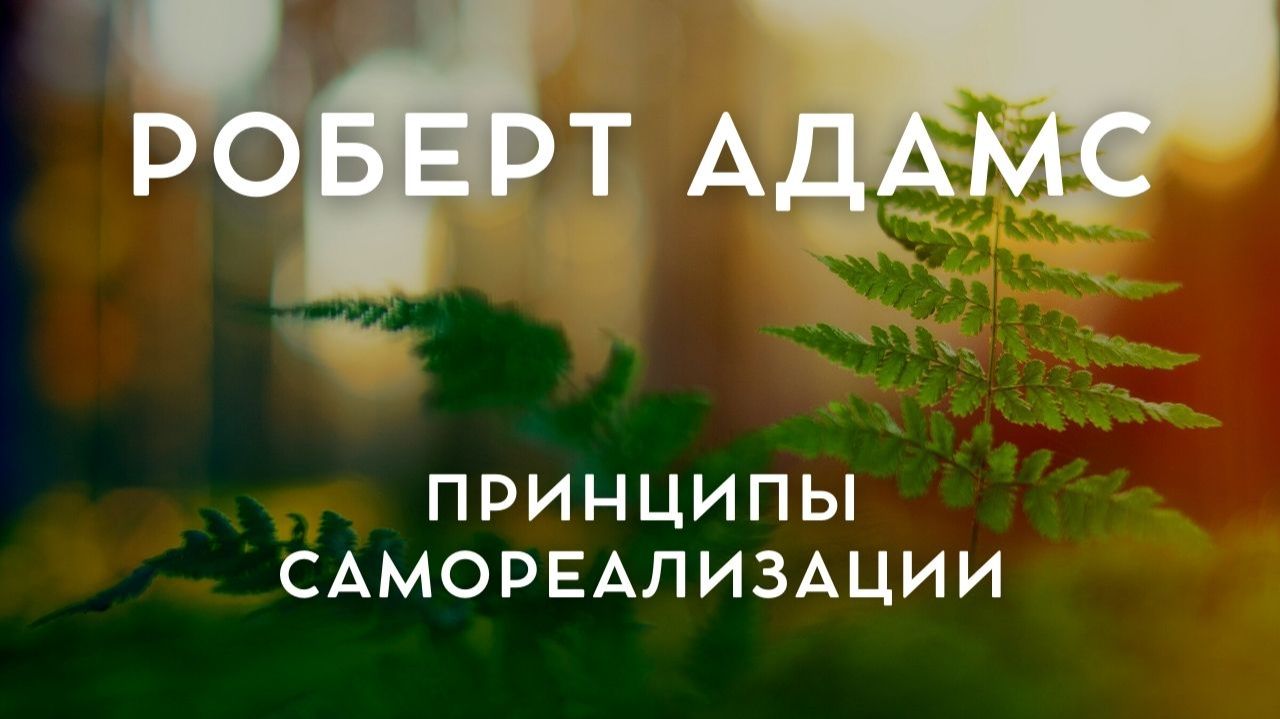 Четыре принципа, которые растворяют “я”. Роберт Адамс