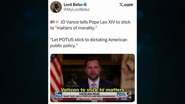 2026-04-14 Ships Sail Through Hormuz. Graham Lectures Pope. EU Ursula Solves Complex Energy Crisis