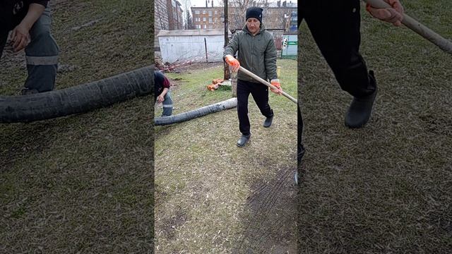 автобетононасос SANY очищение агрегатов