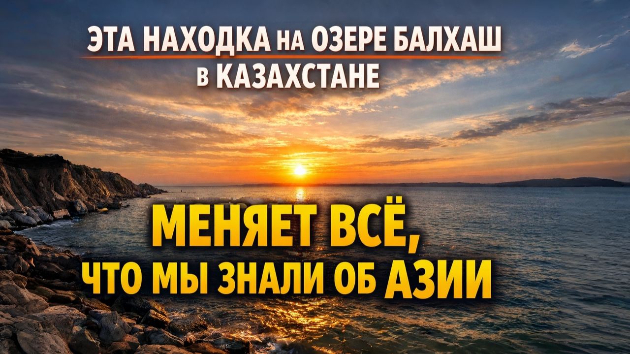 Эта находка на озере Балхаш в Казахстане меняет всё, что мы знали об Азии