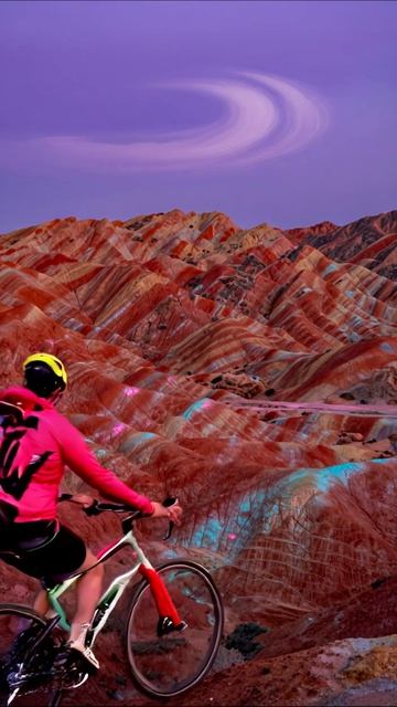 Загадочные цвета пустынных ландшафтов #пейзажи #пустыня #природа