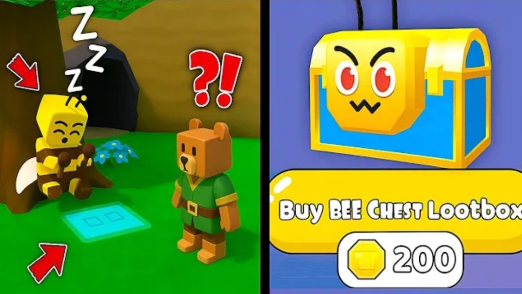 СЕКРЕТНЫЙ СУНДУК с добычей в виде ПЧЕЛИНОГО сундука/Прохождение игры Super Bear Adventure