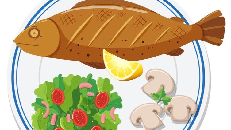 Мой ужин  диабетика.