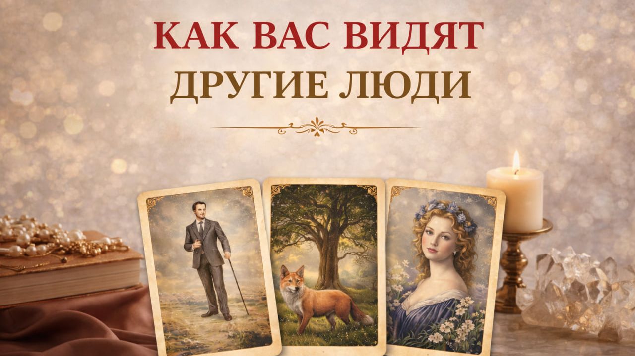 🍀КАК ВАС ВИДЯТ ДРУГИЕ ЛЮДИ? КАК СЧИТЫВАЮТ ВАС ОКРУЖАЮЩИЕ - РАСКЛАД ЛЕНОРМАН