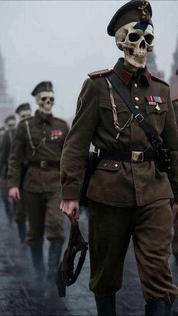 Сквозь мрак смерти: шаги мертвых в тени Кремля #апокалипсис #война #ужас