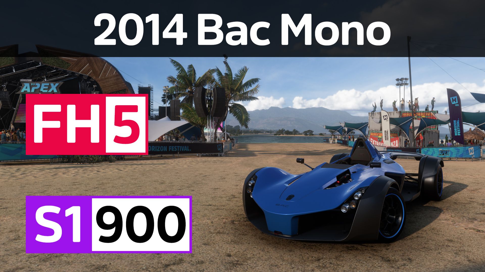 Forza Horizon 5 - 2014 Bac Mono, Race