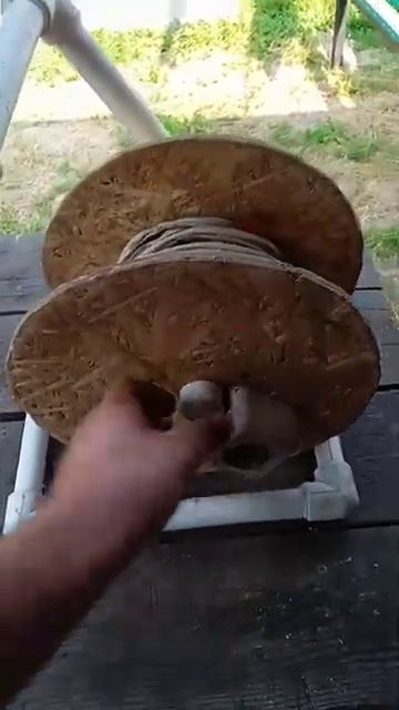 Катушка для электрического удлинителя из полипропиленовых труб