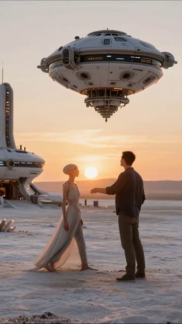 Встреча с инопланетянином на другой планете #наука #сфера #космос