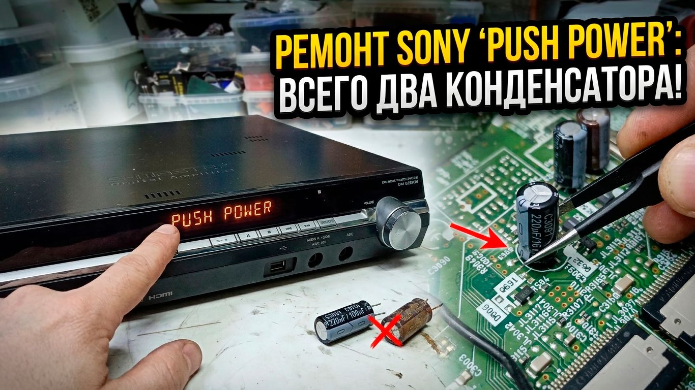 Ремонт домашнего кинотеатра Sony HCD-DZ870M | Ошибка 