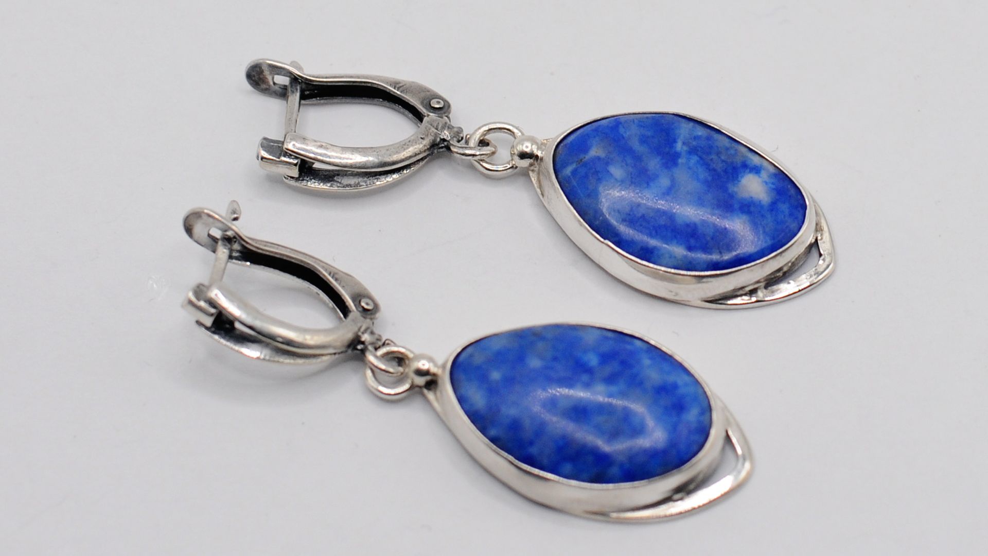 Серьги Лазурит (Памир)