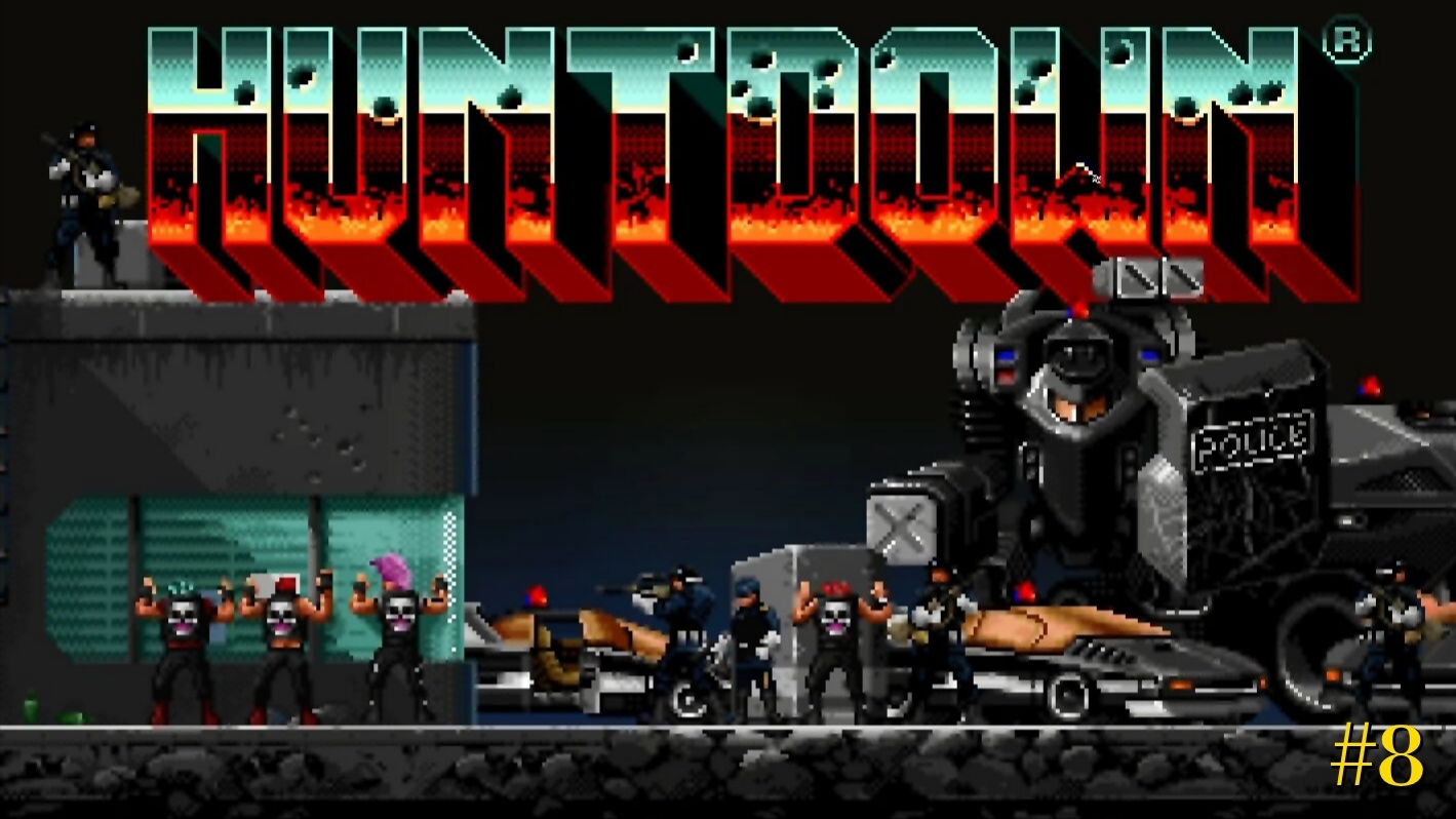 Huntdown/прохождение/играем с коллегой/#8