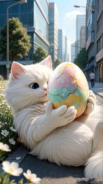 Макарошка и котенок