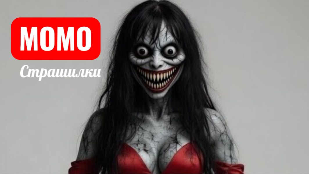 МОМО ВЕДЬМА В КРАСНОМ ПЛАТЬЕ. СТРАШИЛКИ.