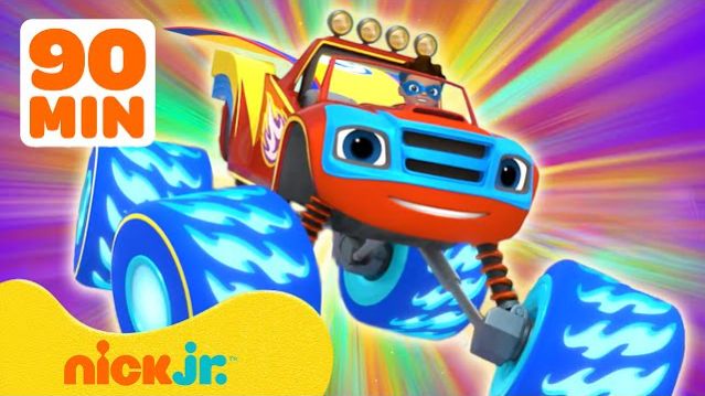 🍿 Вспыш и чудо-машинки  Блейз превращается в супергероя! 🚢  90 минут