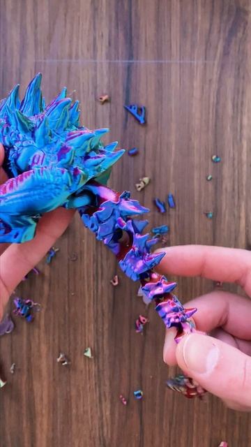 ФЛЕКСЗИЛЛА ИЗ PLA SILK #3dprint #toys #первыйслой