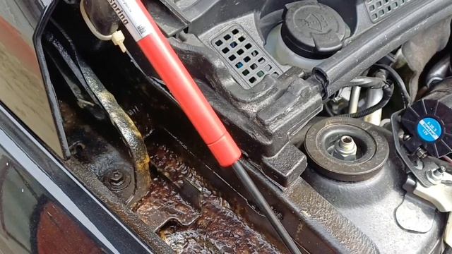 Установка газовых упоров (амортизаторов) капота на Lada Iskrа