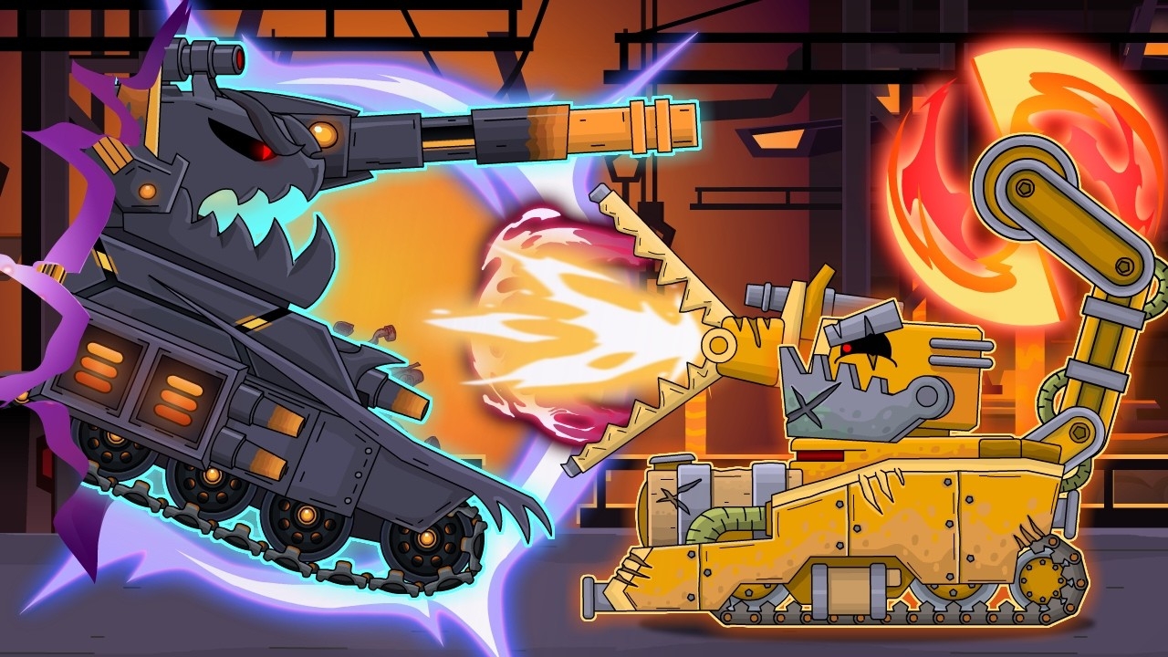 Морок Vs Ученик Механика | Эпическая Битва Танков! - Мультики про танки [ Homeanimations ]