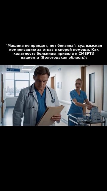 Смерть из-за отсутствия бензина: