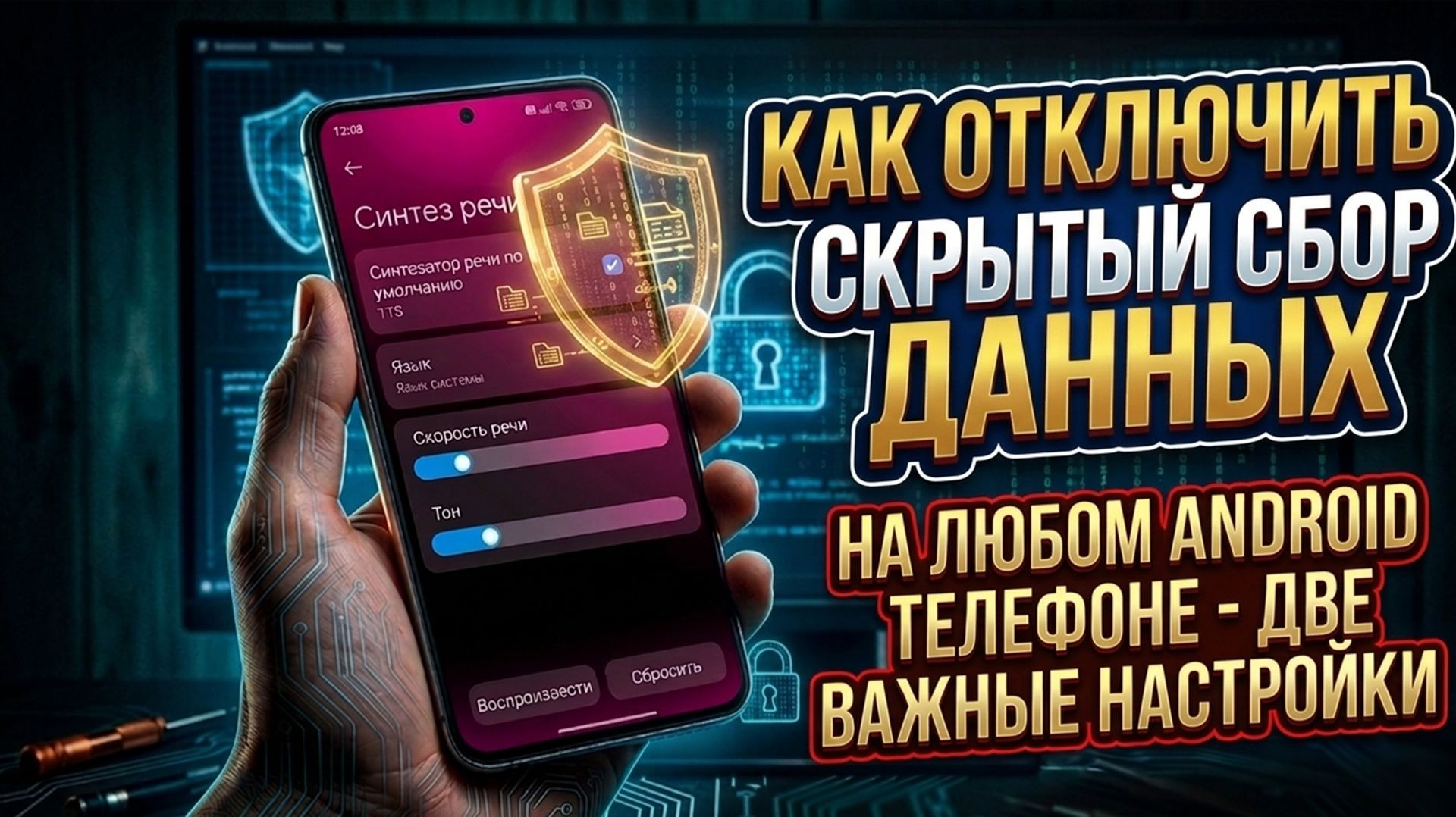 Как отключить скрытый сбор данных НА ЛЮБОМ ANDROID ТЕЛЕФОНЕ - ДВЕ ВАЖНЫЕ НАСТРОЙКИ