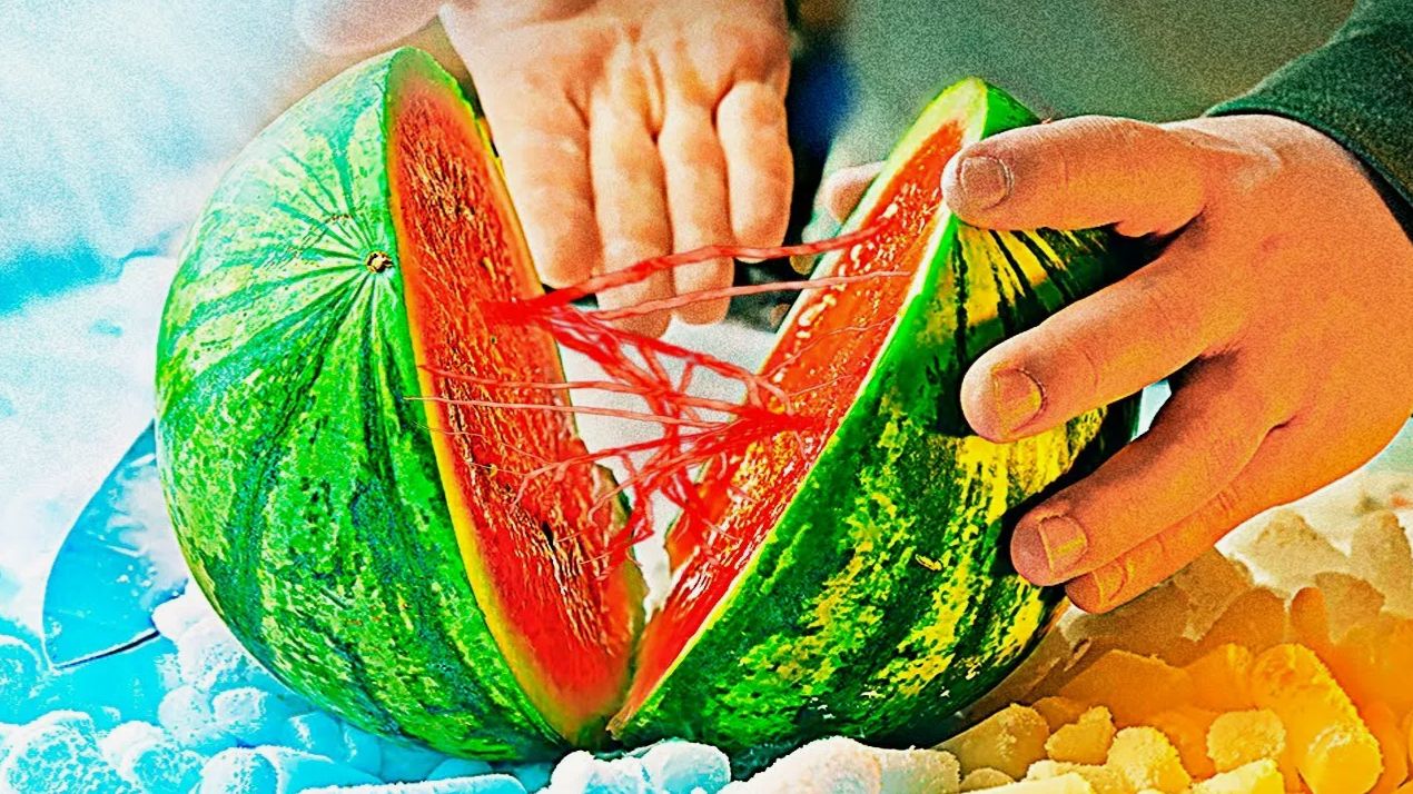 Что случилось с арбузом в жидком азоте?